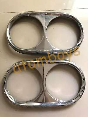 Datsun Nissan Bluebird 410 Headlight Surround Bucket Rim Lamp Trim Bezel • $194.37