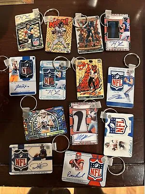 Custom Mini Trading Card Key Chains - Rookie Cards NFL QTY • $9.99