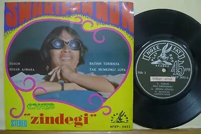 1968 Malay Playboy Record【Sharifah Noor & Orkes Zindegi】Djauh 7  EP • $19.99