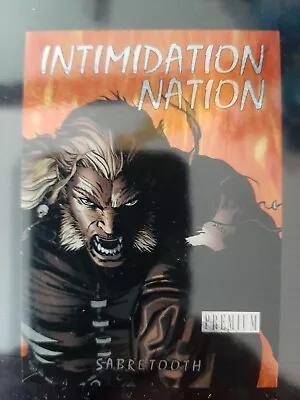 2013 Marvel Fleer Retro Intimidation Nation Sabretooth #9 Insert Card NM-M • $49.99