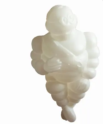 1x MICHELIN MAN LARGE BIBENDUM Mascot Figure White Plastic Truck Lorry 12V/24V • £40.19