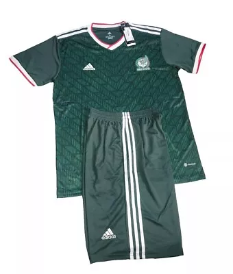 Mexico National Soccer Team 🇲🇽 Home JERSEY 2024 Green Size XL With Short • $49.99