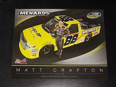 2015 Matt Crafton #88 Rip It Nascar Postcard • $2.25