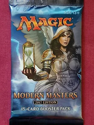 Magic The Gathering MODERN MASTERS 2017 MM3 New Sealed Booster Pack MTG • $32.61