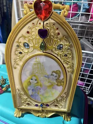 Disney Princess Magic Music Mirror Vanity Beauty Case W/ Cosmetics & Jewerly • $16.99