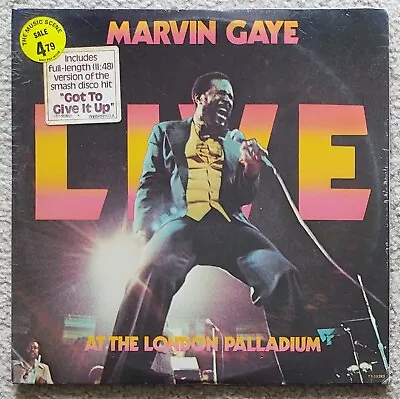 MARVIN GAYE - LIVE AT LONDON PALLADIUM VINYL LP SEALED 1st PRESS OG HYPE STICKER • $89.99