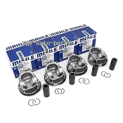 4x Mahle Engine Pistons & Rings 82.51mm&23mm  For VW GTI Passat Audi A4 A5 EA888 • $164.55