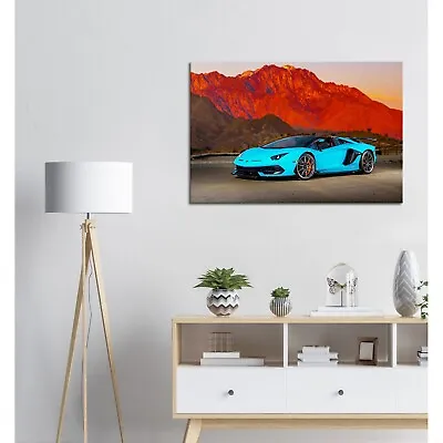Lamborghini Car High Quality Prints Choose Product (Poster Or Canvas Stretched) • $22.32