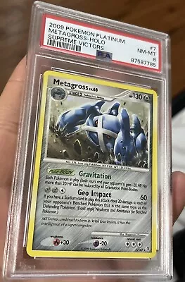 2009 Pokemon Platinum Metagross Holo Supreme Victors 7/147 PSA 8 • $44.99