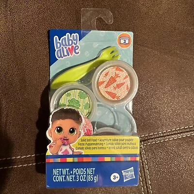 Hasbro Baby Alive Solid Doll Food Refill Pack New In Package With Fork • $7.99