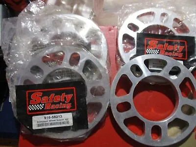 4 Safety Racing Universal Billet 1/2  Aluminum Wheel Spacers 916-58213 New 3 Nip • $39.99