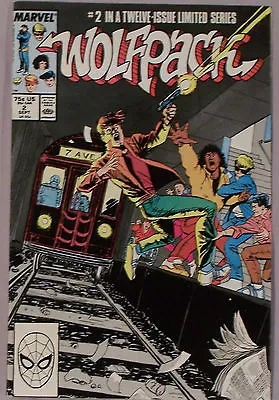 Wolfpack #2 (Sep 1988 Marvel)  • $1.40