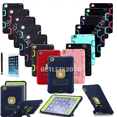 Shockproof Heavy Duty Case Cover For IPad Mini 1/2/3/4/5 Air 1 2 IPad 2/3/4 • $14.99