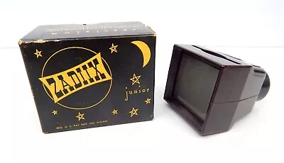 5G Zadiix Junior 35mm Film Slide Viewer W/ Original Box Plastic 1950's • $17.99