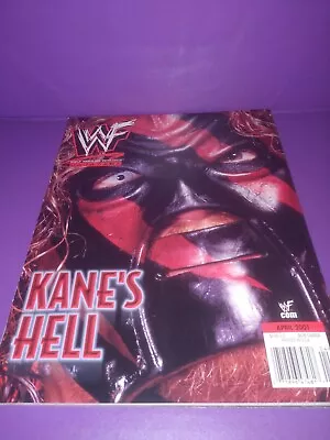 WWF WWE Wrestling Magazine April 2001 Kane *Contains Poster* Kane’s Hell • $14.39