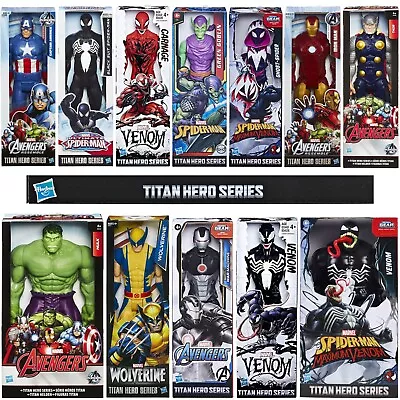 Marvel Action Figures Titan Hero Series Avengers Hasbro Full Collection 12  30cm • £12.95