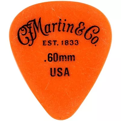 Martin Delrin Guitar Picks .60 Mm 12 Pack • $6.49