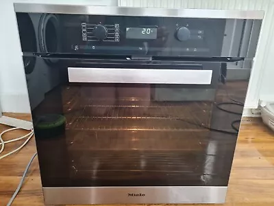 Miele Pure Line H6260BP Single Electric Oven Built-in Stainless Steelmultifunct • £390