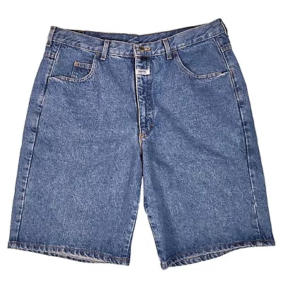 Marithe Girbaud Francois Shorts Mens 36x10 Blue Baggy Hip Hop Y2K Vintage USA • $39.99