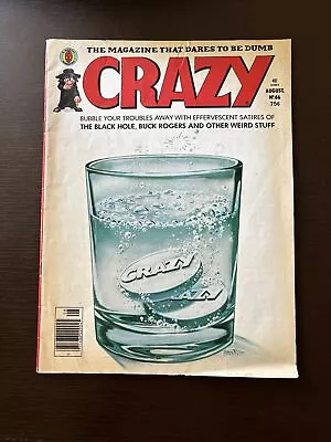 Marvel Comics - Crazy Magazine -  Issue #66 -  August 1980 - Mid Grade Copy • $6