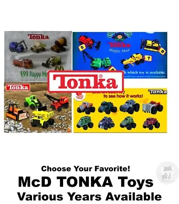 McDonald's Tonka Vehicles Various Years Vintage To Modern-Pick! • $7