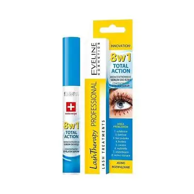 £4.99 • Buy Eveline Eyelash Restorative Therapy 8in1 Conditioner Serum Eyelashes Growth 10ml