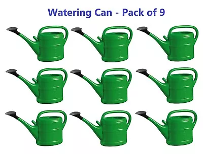 9 X 1L Litre Watering Can & Sprinkle Rose Home Gardening Indoor/Outdoor Green UK • £39.99