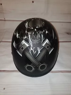 MOTORCYCLE HELMET VEGA XTA Certified TOURING  Size M DOT Black • $32