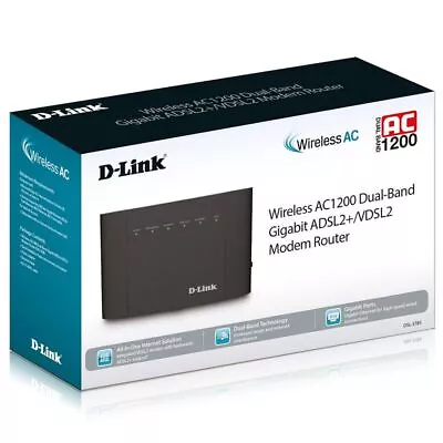 Defective! D-Link DSL-3785 AC1200 Dualband Gigabit VDSL/ADSL Router - Defect • $65.40