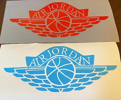 Air Jordan Wings Logo JDM Muscle Car Decal Window Vinyl Sticker • $11.99