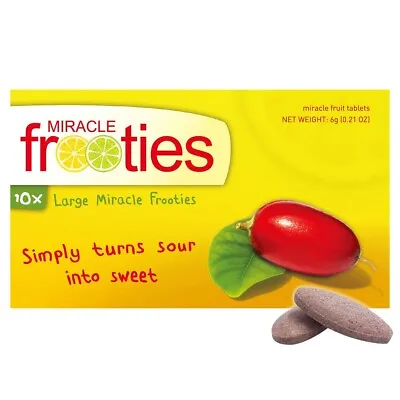 Miracle Fruit Tablets Miracle Frooties Large XL - Double Strength & Last Longer • $13.13