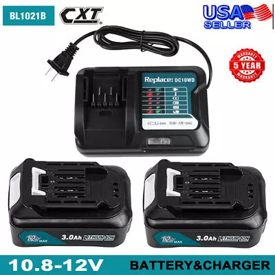 Replace For Makita 12V Battery CXT BL1021B BL1020B 1015 BL1040B BL1041B &Charger • $35.89