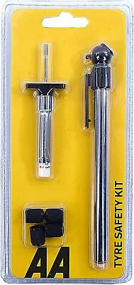 £3.20 • Buy AA Tyre Safety Kit For Cars AA1146 - 2 Gauges For Tread Depth And Tyre Pressure 