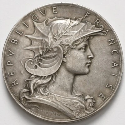 $82 • Buy France Marianne In Helmet Shooting Award Silver Medal By Dubois 51mm 66,3g