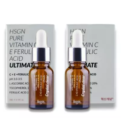 HSGN Pure 20% Vitamin C E Ferulic Acid Ultimate Serum 15mL*2ea SET • $33.99