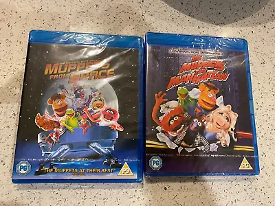 Blu Ray - The Muppets Take Manhatten & Muppets From Space - New Sealed • £29.95