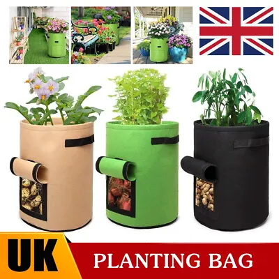 1-3Pcs Potato Grow Bags Tomato Plant Bag Home Garden Vegetable Planter Container • £3.99