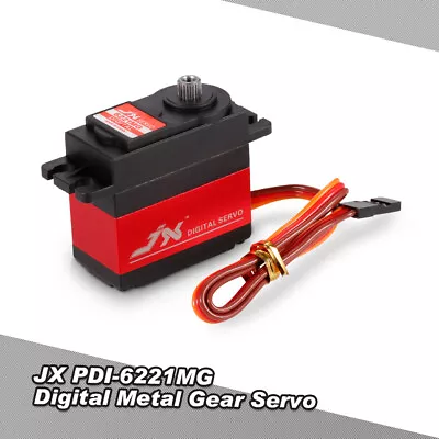 JX PDI-6221MG 20KG Metal Gear Digital Servo High Torque For 1:10 1:8 RC Cars AU • $30.79