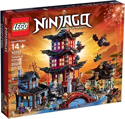 LEGO Ninjago Temple Of Airjitzu 70751 RETIRED & RARE NEW & SEALED • $754