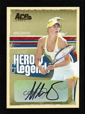 2006 Ace Authentics Heroes & Legends Gold Auto /25 Maria Sharapova #86 Auto • $297.09