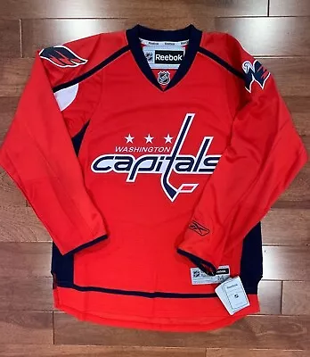 NWT Washington Capitals Reebok Officially Licensed NHL Jersey Size Large Red • $49.99