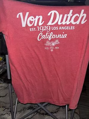 Von Dutch Embroidery Logo Tee • $10