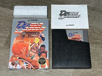 Double Dribble Nintendo Nes Complete CIB Near Mint Condition Authentic • $82.99