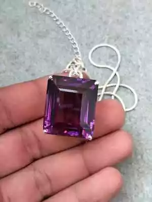 $16.95 • Buy Fine African Amethyst Gemstone 925 Sterling Silver Handmade Pendant N-7