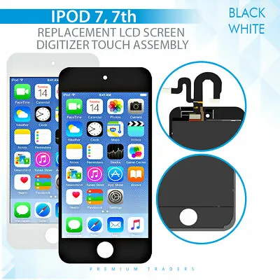 For Apple IPod Touch 7 7th A2178 Replacement LCD Screen Digitizer Touch Assembly • £17.86