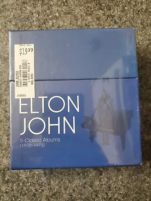 ELTON JOHN 5 Classic Albums [1970-1973] [Box Set]  5 CD Set FACTORY SEALED NEW • $49.99