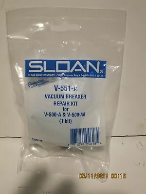 $4.99 • Buy GENUINE Sloan V-551-A Vacuum Breaker Repair Kit For V-500-A /V-500-AA-F/SHIP-NIP