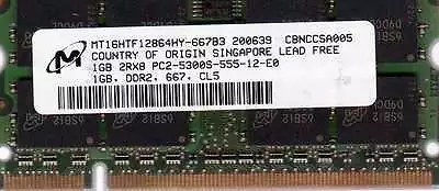 1GB Apple IMac/Mac/MacBook/MacBook Pro/PowerBook DDR2 Laptop/Notebook Memory • $12.95