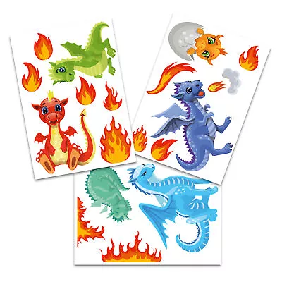 Dragon Wall Tattoo Sticker Film Sticker Kids Boy Living Room DINA4 Y037-33 • £12.06