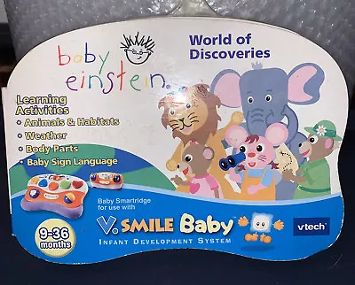 Baby Einstein V. Smile Baby Vtech Smartridge World Of Discoveries • $12.99